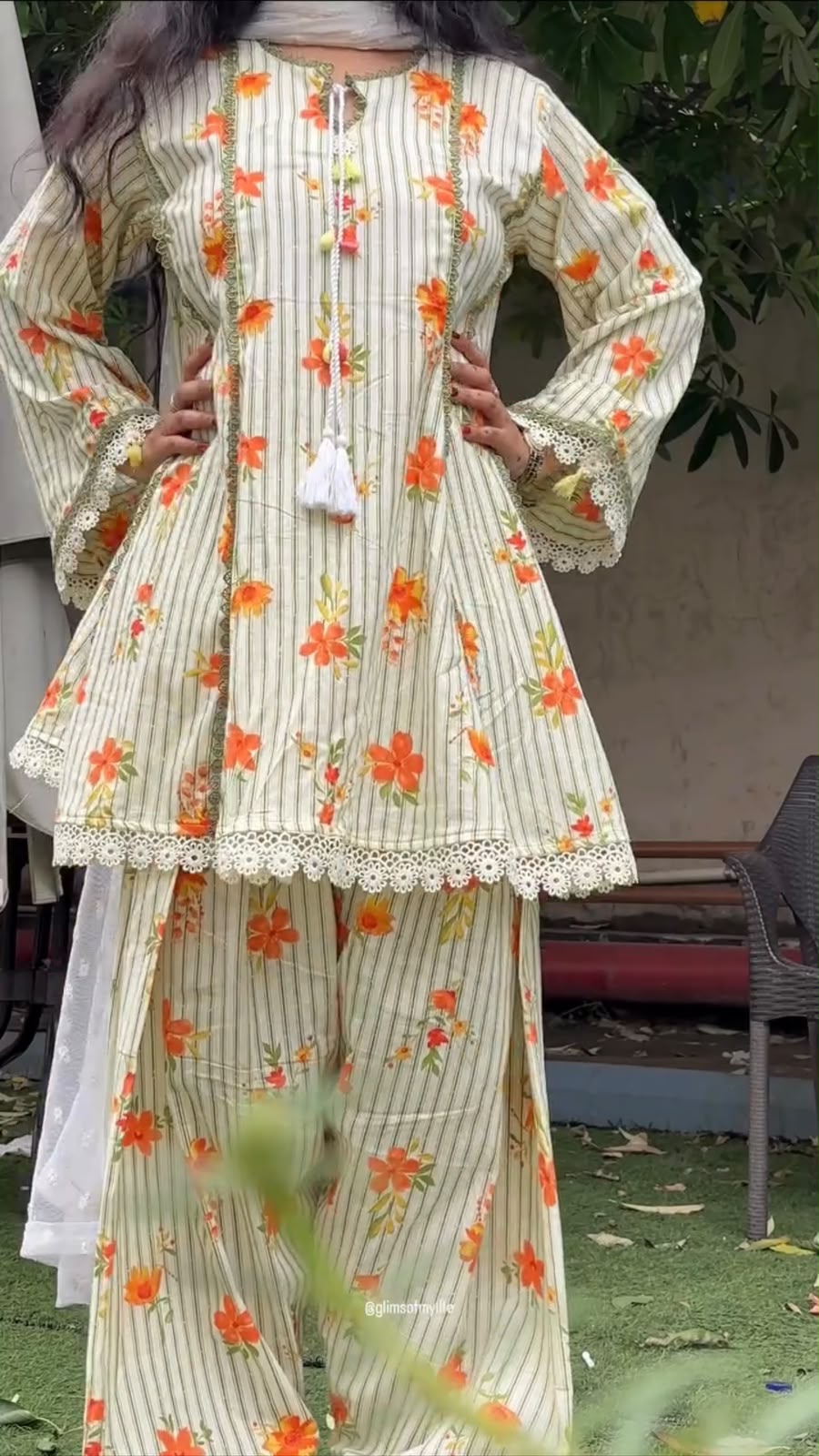top pant dupatta